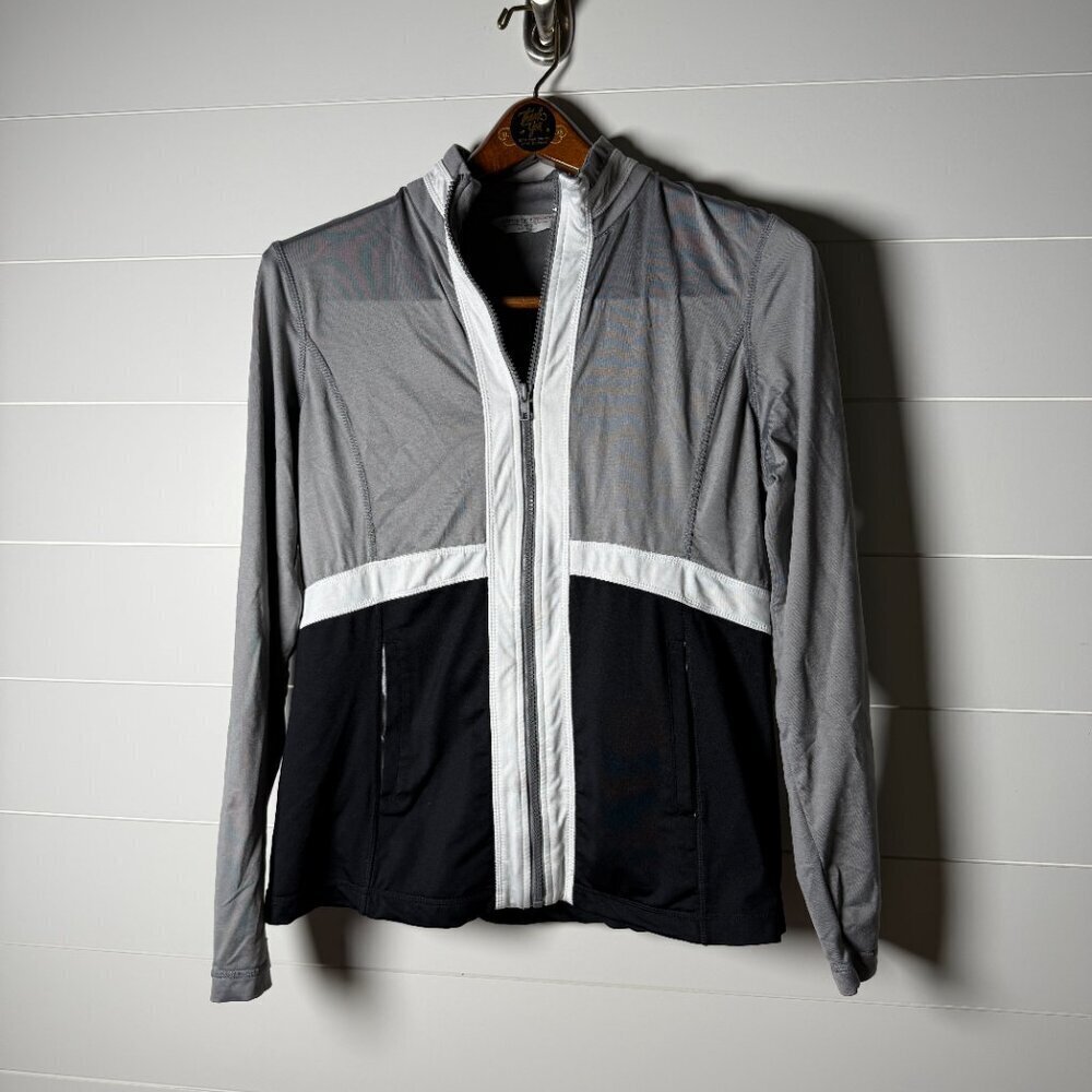 Boston Proper Sport Track Suit with Full Zip Jacket Size Large